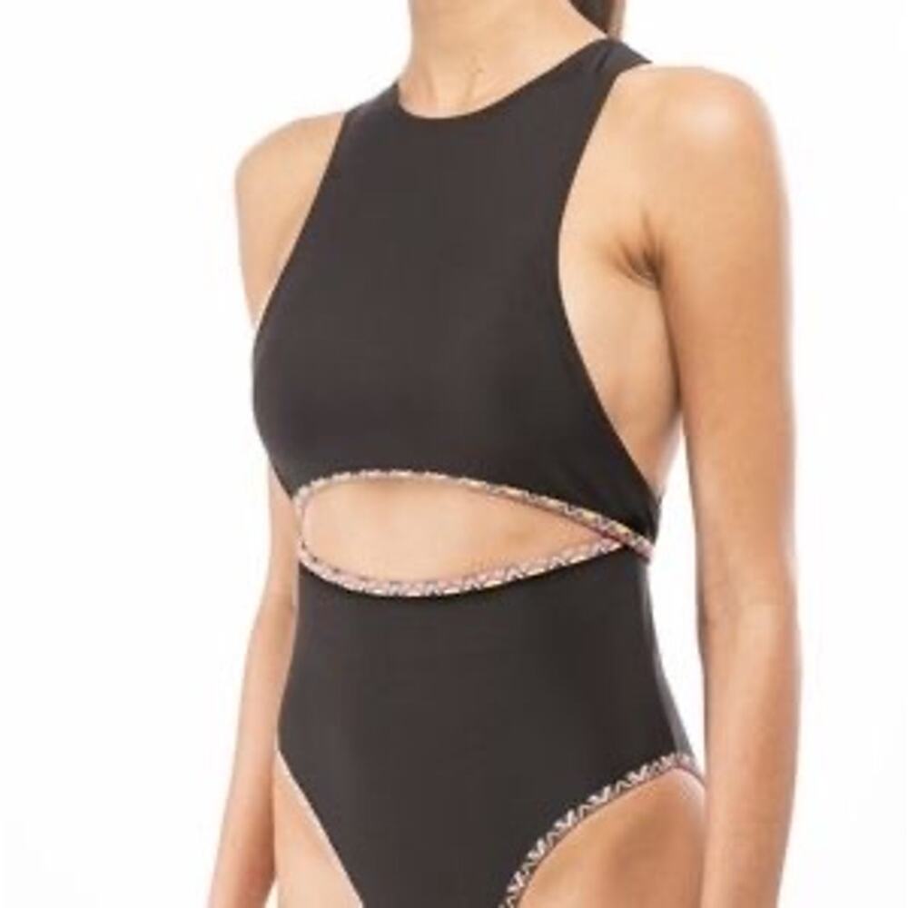 Andrea Iyamah | Cutout One Piece Bathing Suit